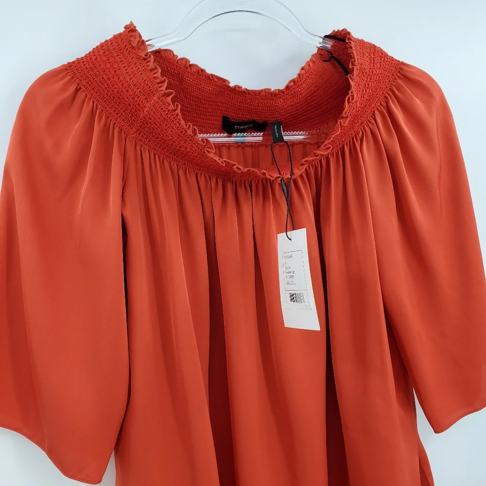 NWT Theory Elistaire off shoulder top size… - Picture 10 of 11
